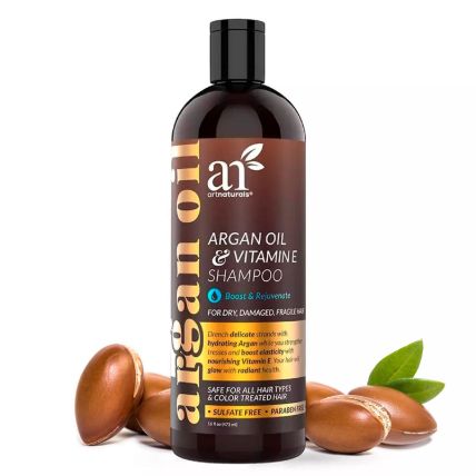 Argan oil and vitamin e shampoo.